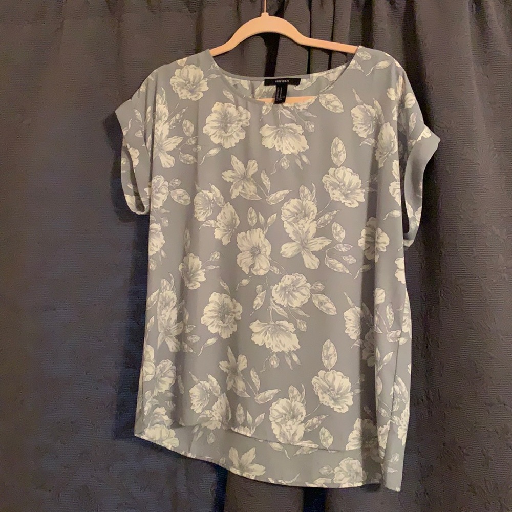 Cute light-weight blue top